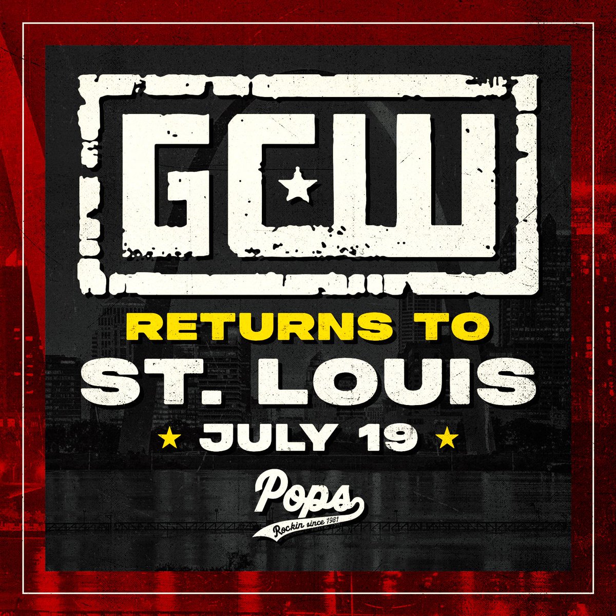 *SAVE THE DATE* GCW returns to ST LOUIS on Friday, July 19th! Ticket info coming soon... Watch LIVE on @FiteTV+!