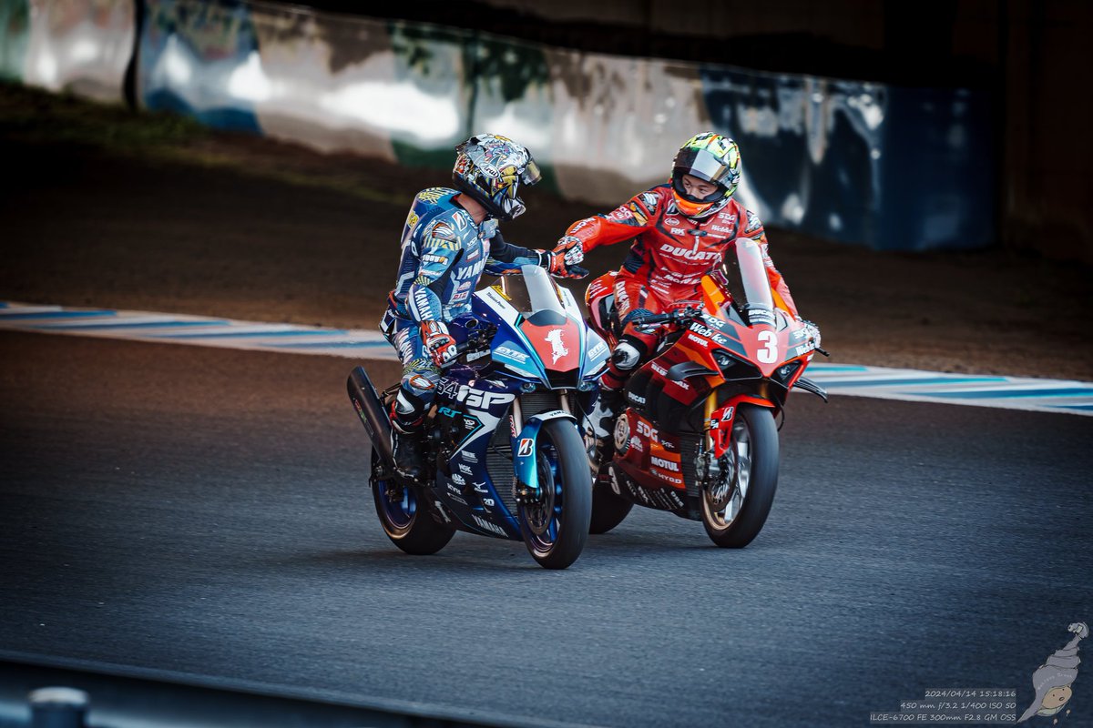 JSB1000 2024 Rd.2 24/4/14 Race2 #1 中須賀 克行選手 YAMAHA FACTORY RACING TEAM YZF-R1 #全日本ロードレース選手権 #スーパーバイクinもてぎ #モビリティリゾートもてぎ #JSB1000