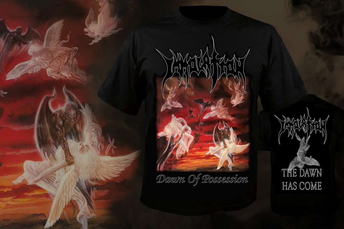 “Dawn Of Possession” Limited run! Check out this and all the other designs available on our online store! 🔥🔥🔥 IMMOLATION-STORE.com
