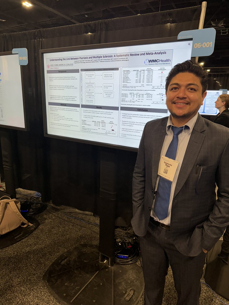 sangharshamd's tweet photo. Excited to kick off #AAN with my poster presentation today! Grateful for the chance to connect with esteemed seniors and attendings in the field of neurology. Here's to a day of learning and collaboration! 🧠💼 #Neurology #Research" https://t.co/rypfi7NK4J