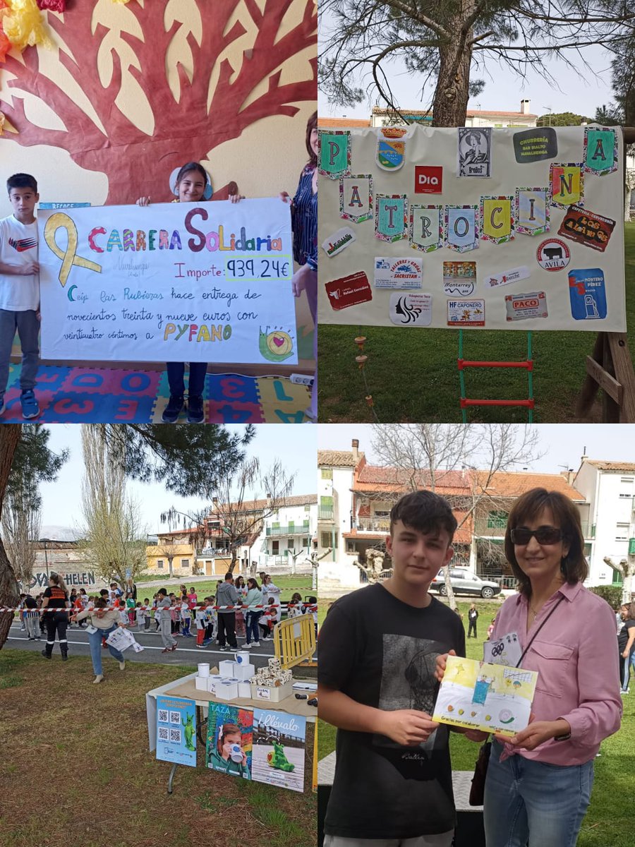 ceip_rubieras's tweet photo. El pasado día 22 tuvo lugar la carrera solidaria a favor de @PYFANO. Ya hemos hecho entrega de nuestro talón solidario, y queremos dar las gracias de nuevo a todos aquellos que han colaborado con nosotros: familias, comercios, @NavaluengaAyto, @PNavaluenga y población local. 
🎗 https://t.co/0mbrLaTalC