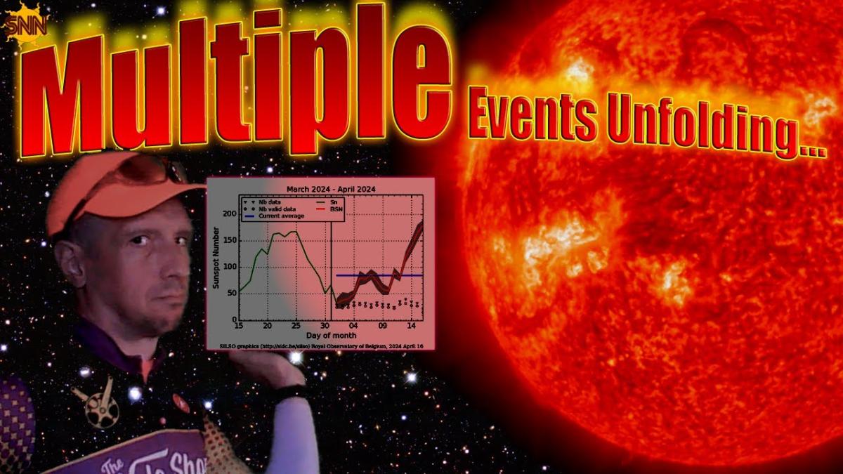 Solar Storms (4) Incoming as #Sunspot Number Approaches 200. Premieres at 7:00pm. youtu.be/mMy06l9hwlQ?si…
