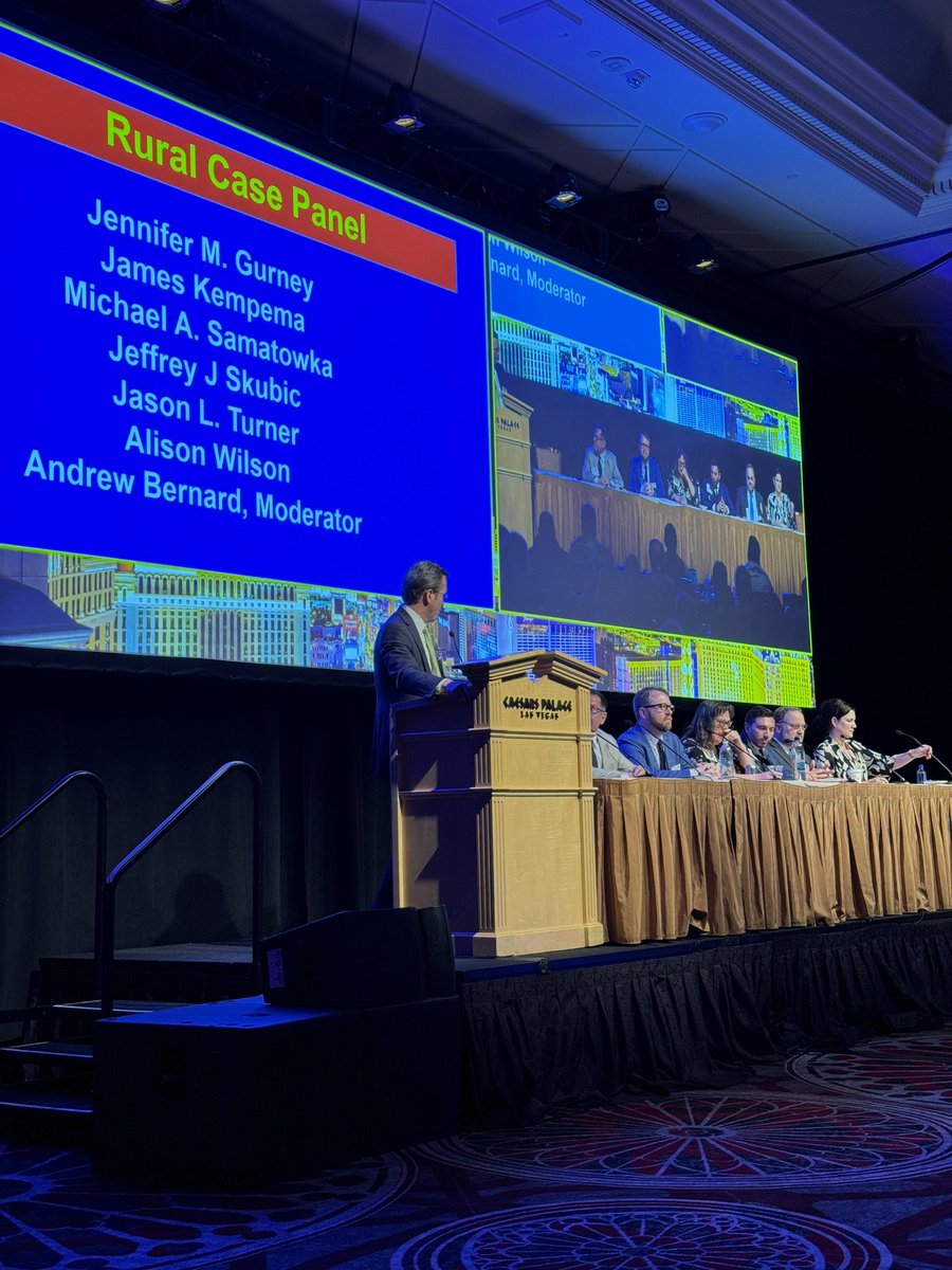 Time for the rural trauma case panel - always a fun and interesting part of #TCCACS24 #TCCACS2024