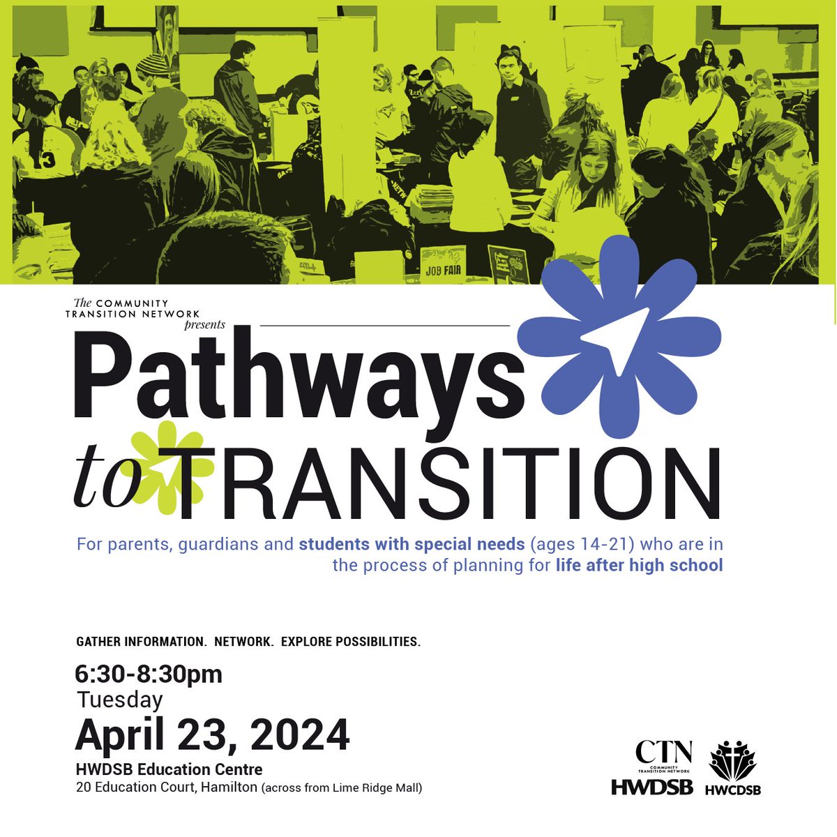 Pathways to Transition Event - For High School Students with Special Needs. Learn more here: hwcdsb.ca/news/what_s_ne…