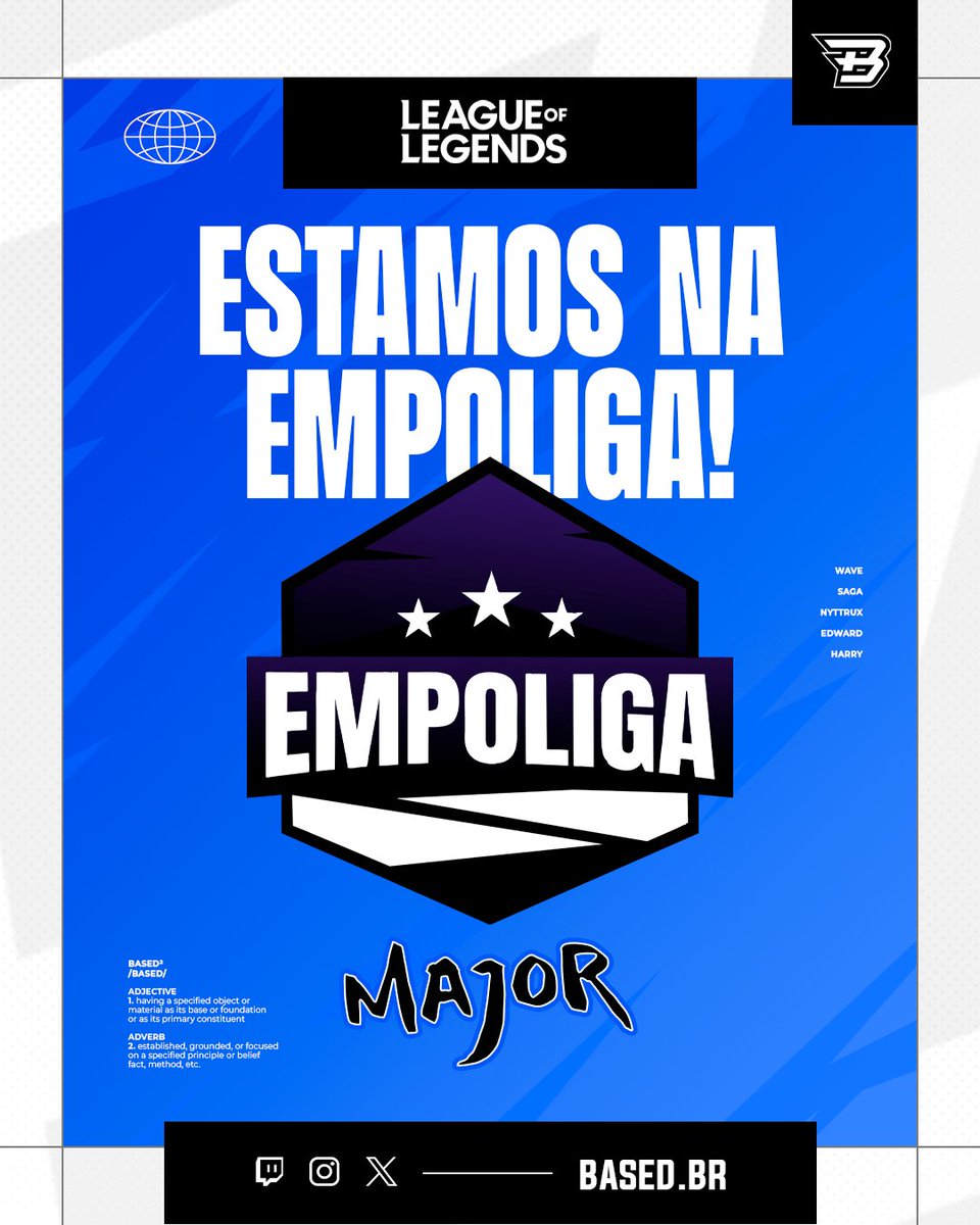 💥 Família, estamos confirmados na Liga mais empolgada de todas, a <a href="/EmpoligaVP/">Empoliga VP</a>  ! 😁😁😁

Estamos prontos para todos os desafios que nos aguardam. Vamos em busca de nos tornamos os mais empolgados!

Acompanhe nossa jornada, segue aí a gente e não perca nenhuma novidade! 💥 🤤