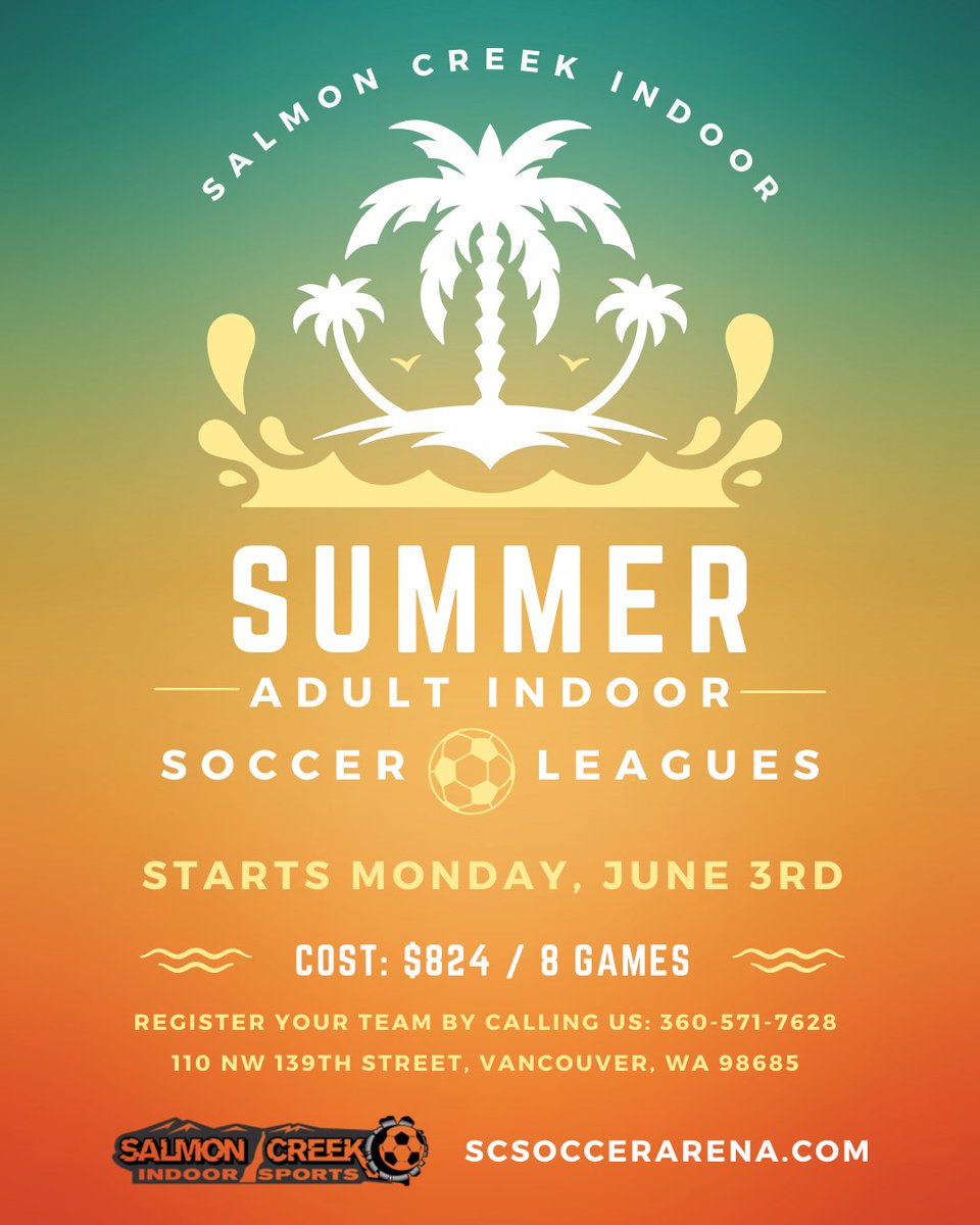 Sign up now for our Summer I Adult Indoor Soccer Leagues! With just 8 games, the season kicks off on June 3rd. Join one of our diverse leagues (men's, women's, coed) catering to all skill levels. Secure your spot today: rpb.li/NgRB.