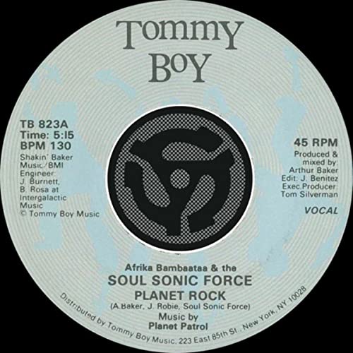 Apr 17, 1982: Afrika Bambaataa & the Soul Sonic Force released 'Planet Rock' as a single. #80s