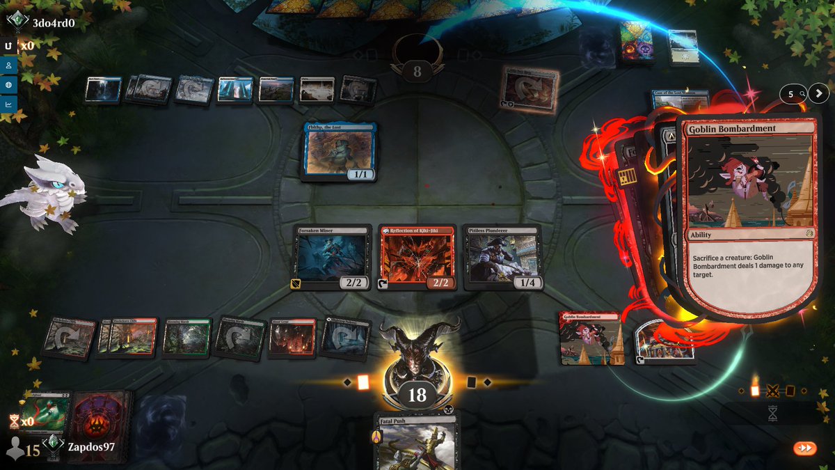 Zapdos_97's tweet photo. New Combo sacrifice with bombardment?  it works, but I think it is uncompetitive since it works like Yawgmoth and Yawgmoth is 10 times more solid (I compare it to Yawgmoth because the mechanism is similar.)

  what do you think? https://t.co/4Dng4VRdcX