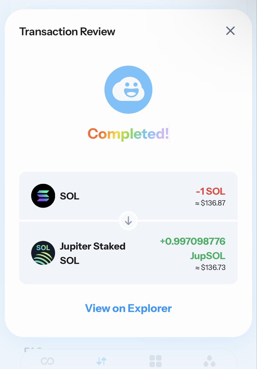 cloudz's tweet photo. The best &amp; easiest thing to farm rn is @sanctumso 

When you deposit SOL for jupSOL, your SOL is staked.

holding jupSOL, you earn staking rewards!

+ it’s a mfing cloud… https://t.co/18SBSmiQsb