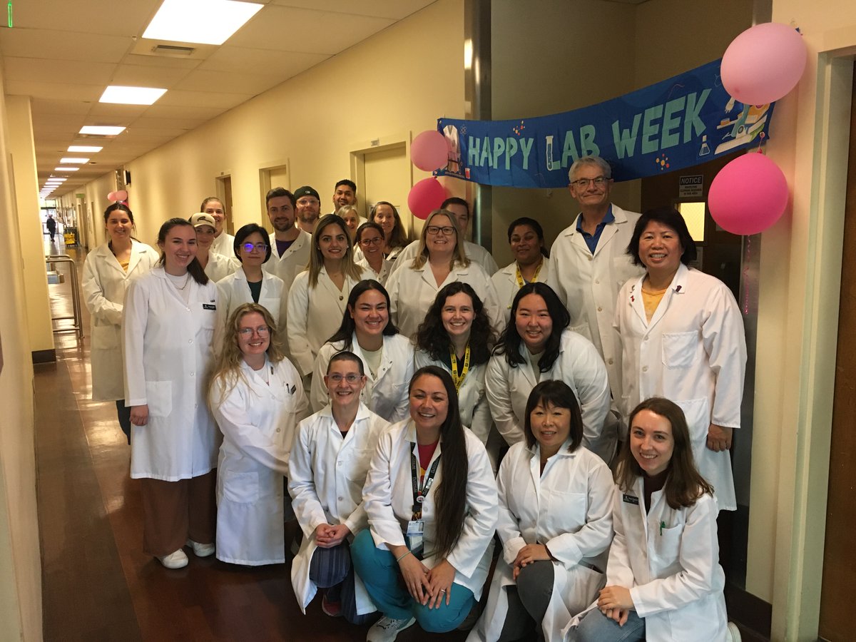 Happy Medical Laboratory Professionals Week from the incredible lab team at the UC Davis veterinary hospital!