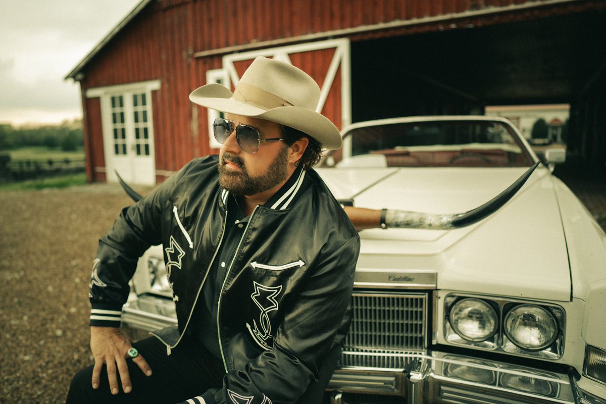 RandyHouser's tweet photo. Boots on the throttle, horns on a Cadillac! “Country Back” this Friday! Who wants a ride? 

https://t.co/8ZPmt3nXNw
#countryback https://t.co/TzVanWzBOj