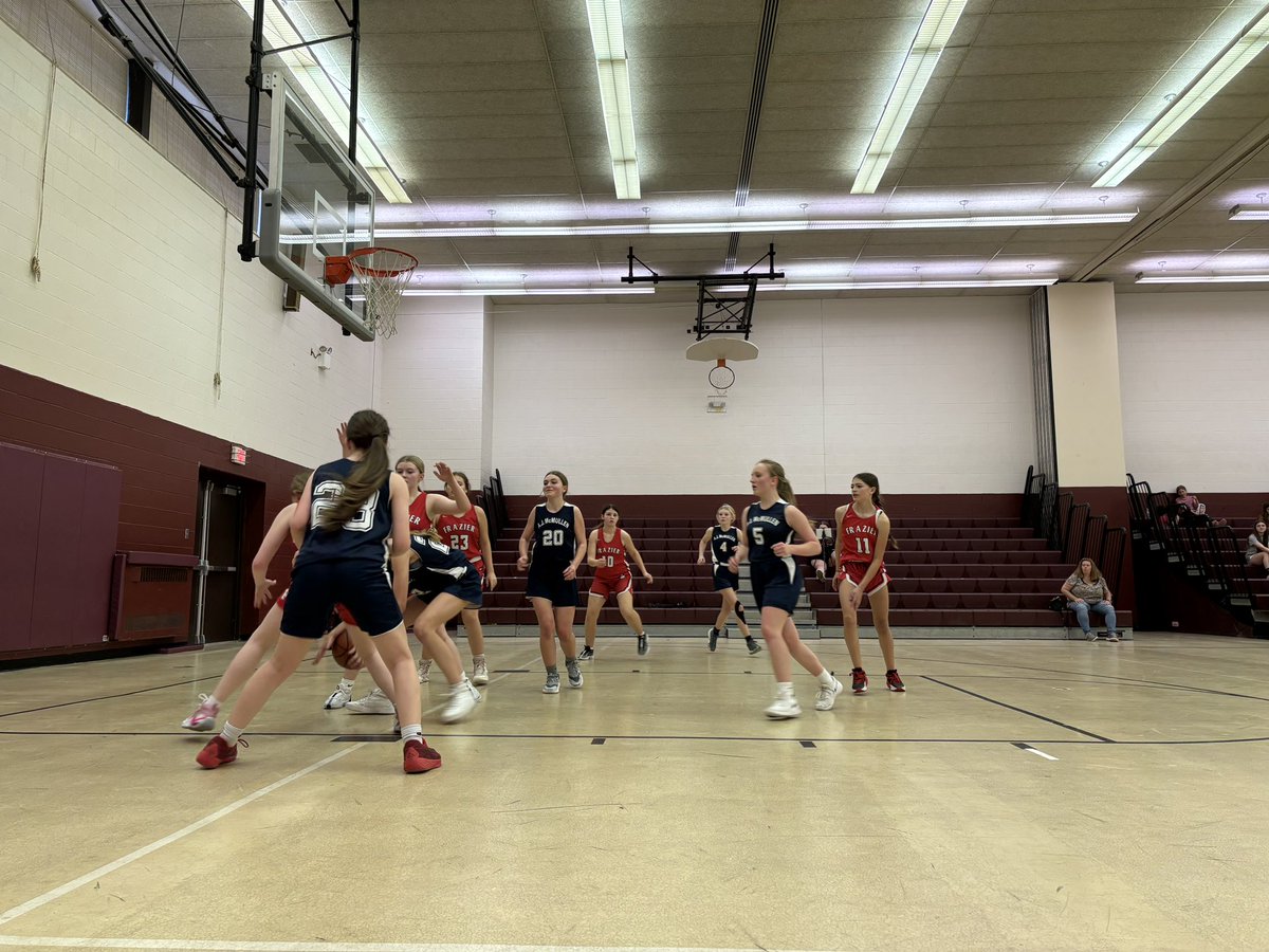 AJRedRaiders's tweet photo. 37 personal fouls called in our wild 33-25 win over the Frazier Commodores today! The A.J. McMullen girls’ had their Mounties throwbacks on for this one! Double-doubles for Rhiannon Feather and Emaleigh Horn — both had 14 points and Horn had an incredible 17 steals! #basketball https://t.co/TYG4mqgQ8A