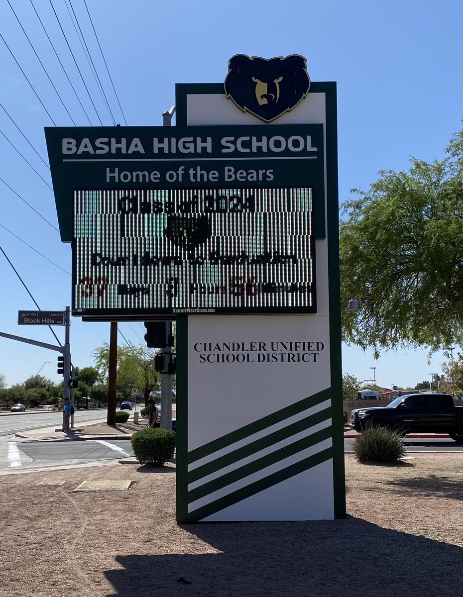 New marquee up at Basha!!! #bonddollarsatwork