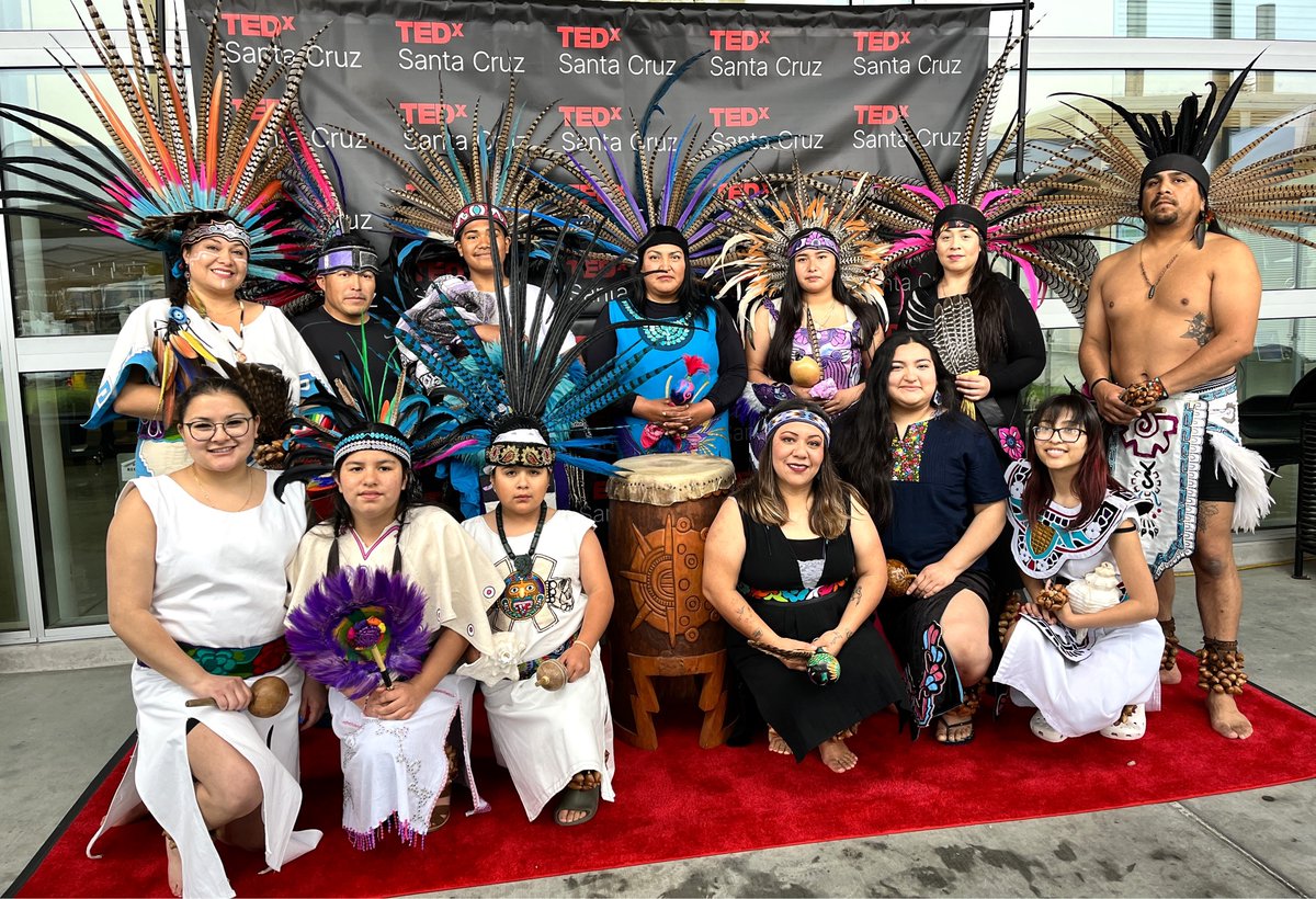 Watsonville's White Hawk Dancers on the red carpet at TEDxSantaCruz. The group performed as part of the opening ceremonies of our April 13 event.

#risingtogether #whitehawkdancers