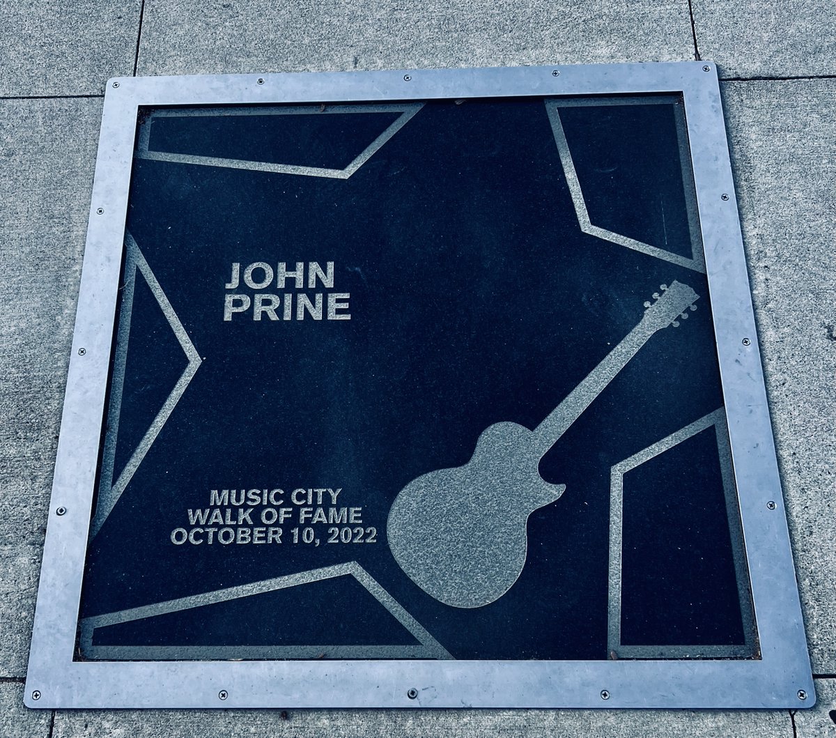 Listening to @JohnPrineMusic today!
What's your favorite song of his?

#JohnPrine #WalkOfFame #MusicCity #Nashville