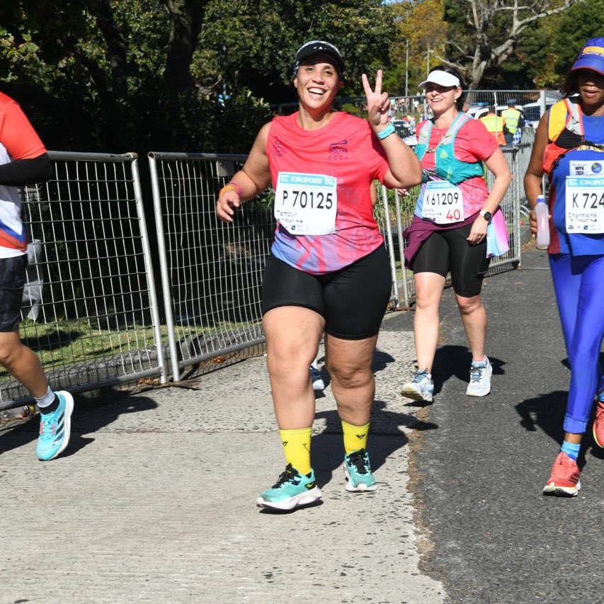 Tamzyn_Jade's tweet image. “If you quit on the process, you’re quitting on the result.” 

Thankful for this body and that it (thighs and all) carried me up all of those hills 💕

BUT GOD 🤲🏼✨ 

@2OceansMarathon #TTOM2024 #ConquerTheCurrent