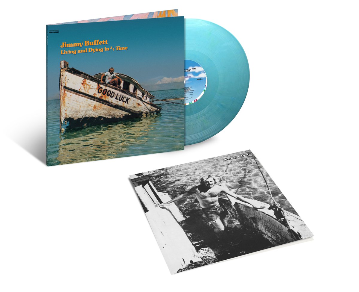 jimmybuffett's tweet photo. Please share with all the vinyl lovers out there - Universal Music will be releasing JB vinyl each month this summer. Kicking off June 7th with Living and Dying in 3/4 Time (1973), One Particular Harbour (1983), and Fruitcakes (1994). 

Mailboat Records is happy to offer a limited amount of colored vinyl for PRE-ORDER - link below. 
https://t.co/EBAcR6uUSl