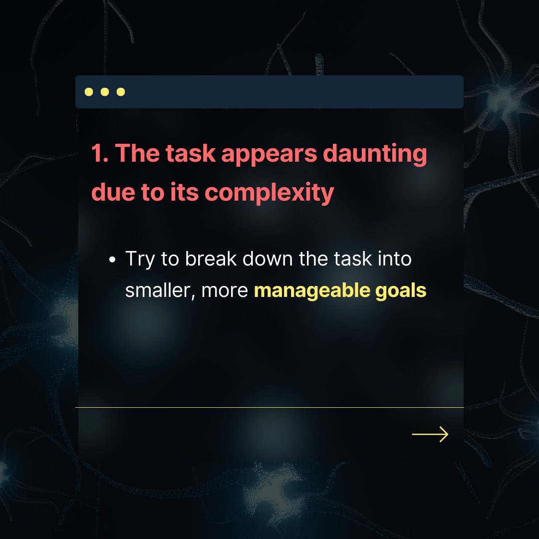 SynapseUofT's tweet photo. Understand the root causes of procrastination so that you can have more control over your time/mindset to accomplish the tasks you need to get done! 

Written By: Thirija Pushpanathan and Nithusha Ranjith 
Designed By: Stephen Marasigan https://t.co/hoJQhr3YE9