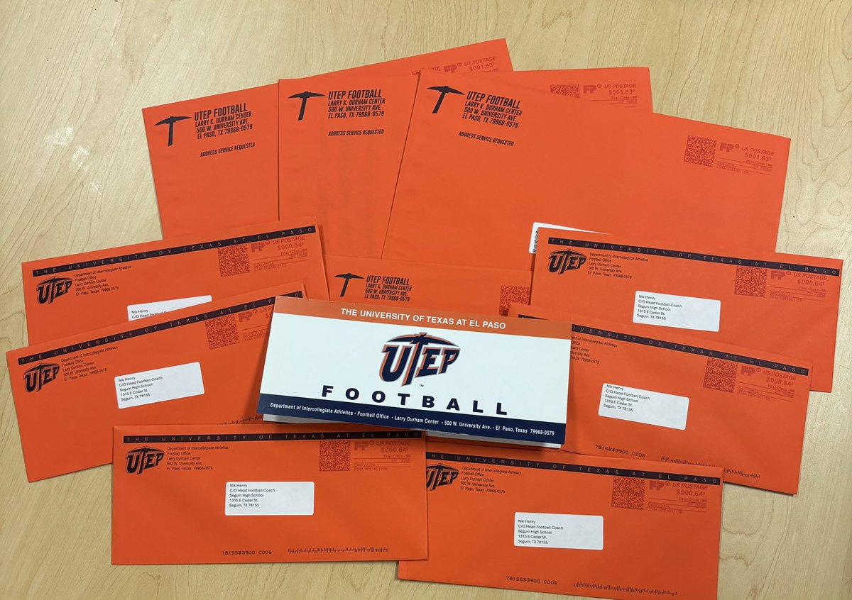 APPRECIATE the love from @UTEPFB @CoachPappalardo @CoachSWUTEP @CoachBrown_UTEP and the whole UTEP Football Staff !!! Can’t wait to go see you guys !!! ⛏️🟠 @CoachErnGarcia @DaileyCraig