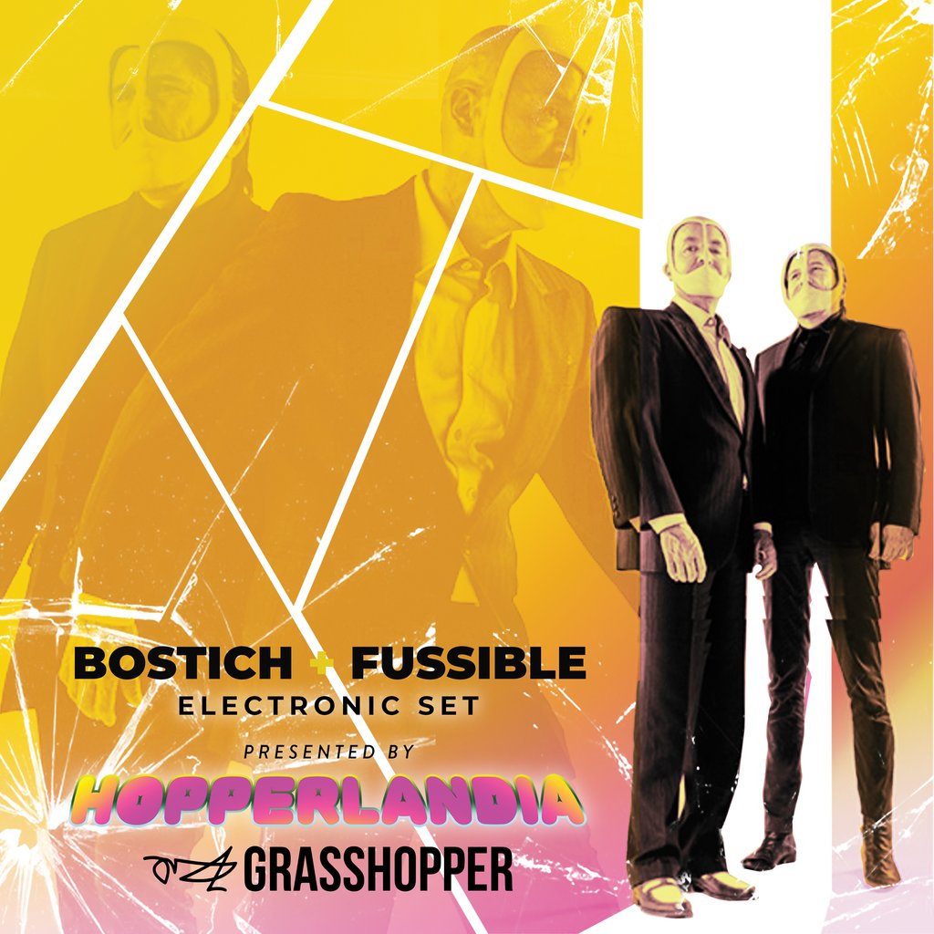 Don’t miss @nortecbf Bostich + Fussible set at HopperLandia🎉 Head to Grasshopper on April 20th and celebrate a stacked 420! #chulavista #sandiego