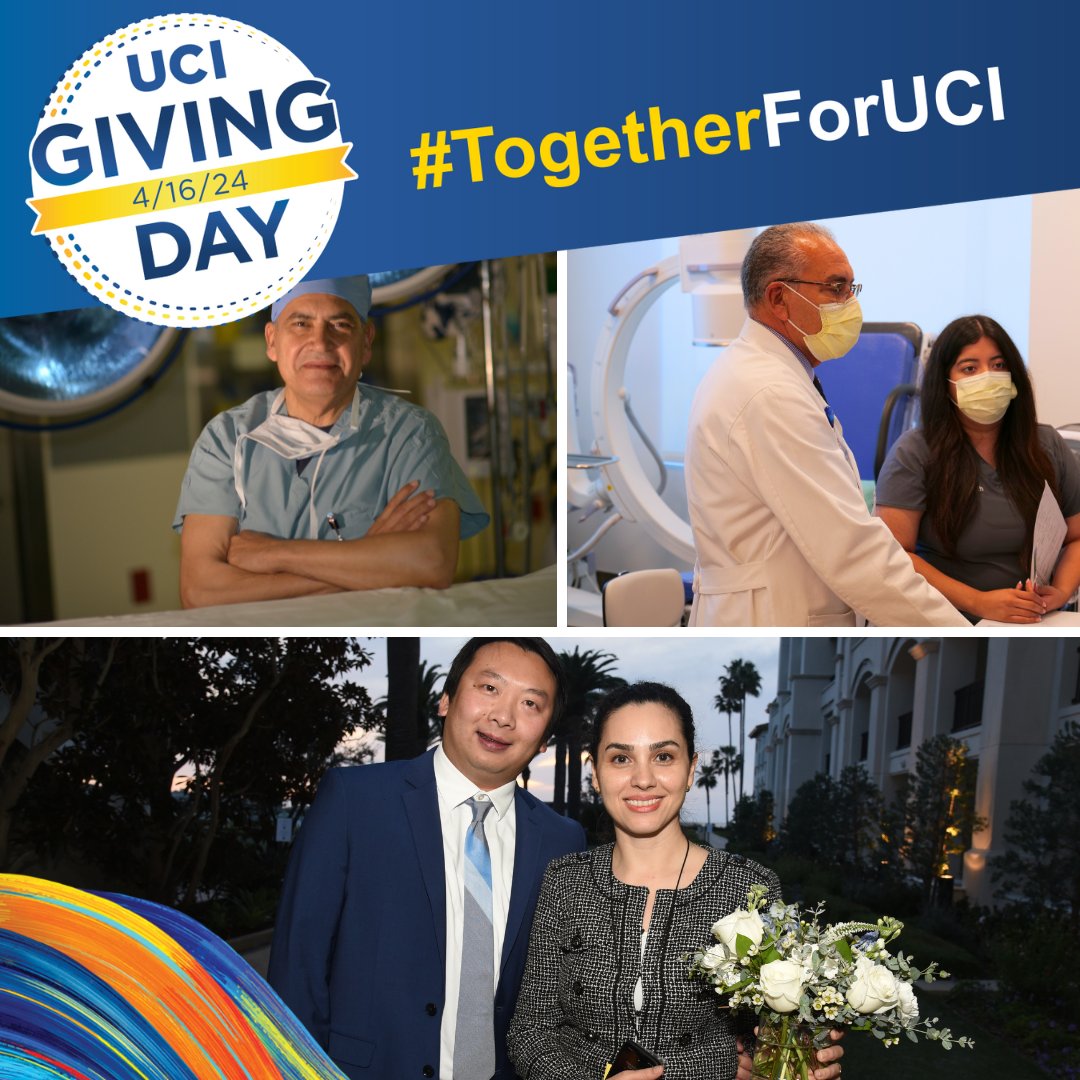 #UCIGivingDay is going strong! Through your support to the Female Urology Research & Education, you become a part of a movement that fosters innovative solutions. bit.ly/3TY5o7I