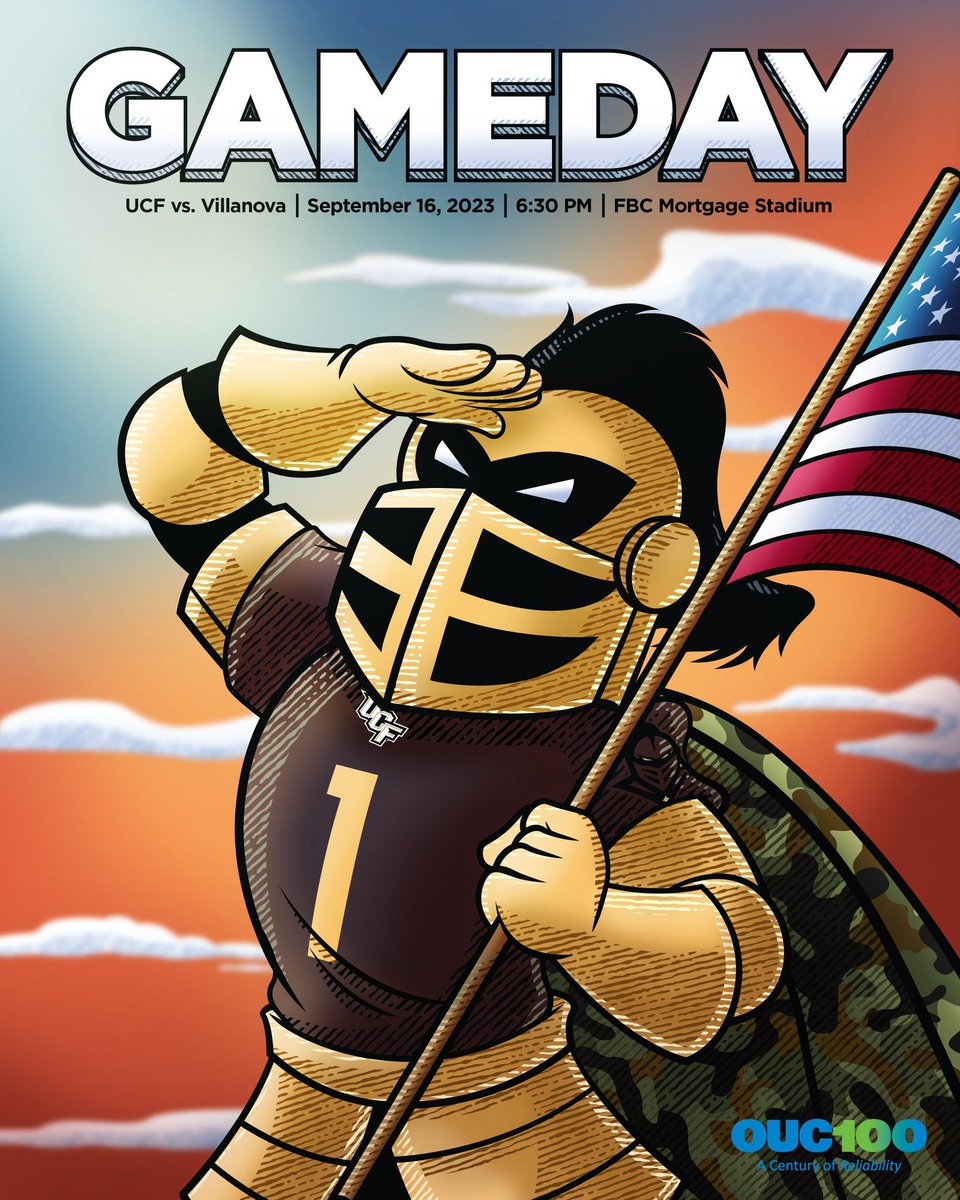 KnightsFan_Shop's tweet photo. With the theme of Knightro Art… 

- Let’s make a bracket 
- Which GameDay art is the best? 
- One poll per day! 
- All from the best @AvaDrawsThings 
- GKCO  ⚔️💯 https://t.co/EaTxiWYOVV