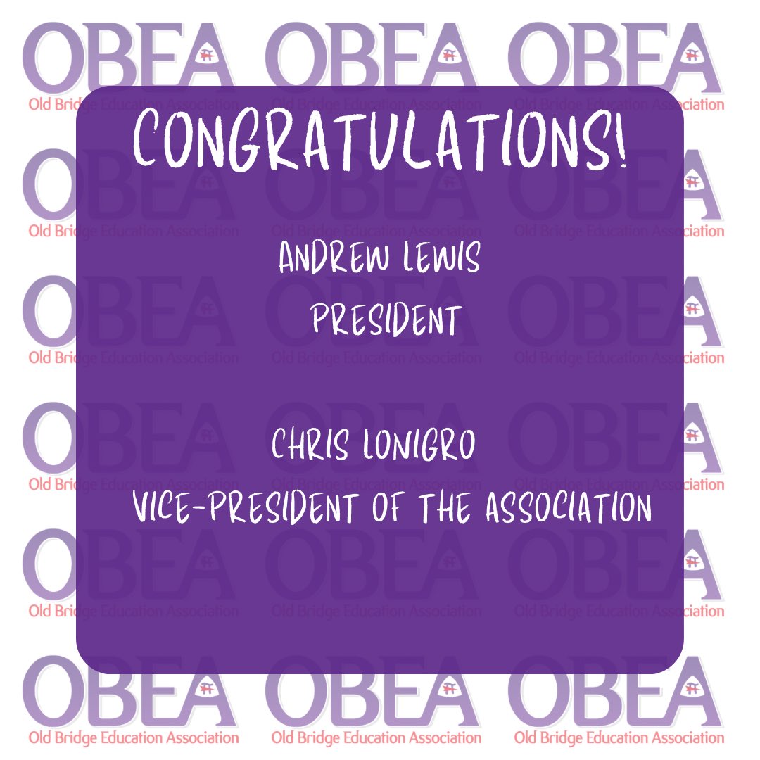 Congratulations to Andrew & Chris on their reelection! Information about ESP Vice-President and At-Large elections will be emailed later this month.