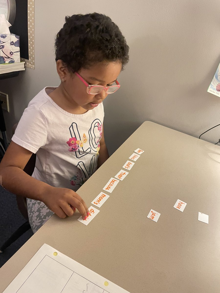 Just in case anyone forgot to mention it today, #ReadingRecoveryWORKS ! From familiar reading for fluency to the cut up story to practice phonics, phonemic awareness, CAP skills, and SO many other literacy tasks…we are creating lifelong READERS right here. #WeBelieveinBRE