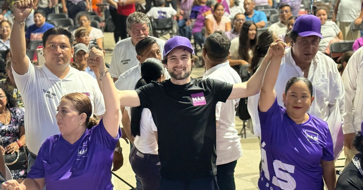 📷El #MÁS va a consolidarse como fuerza política en #QuintanaRoo gracias al apoyo de las y los votantes, gracias a los lideres que hoy nos representan y gracias al trabajo social que, con hechos, ha demostrado que somos personas comprometidas con la sociedad.
#JugamosDeLocal