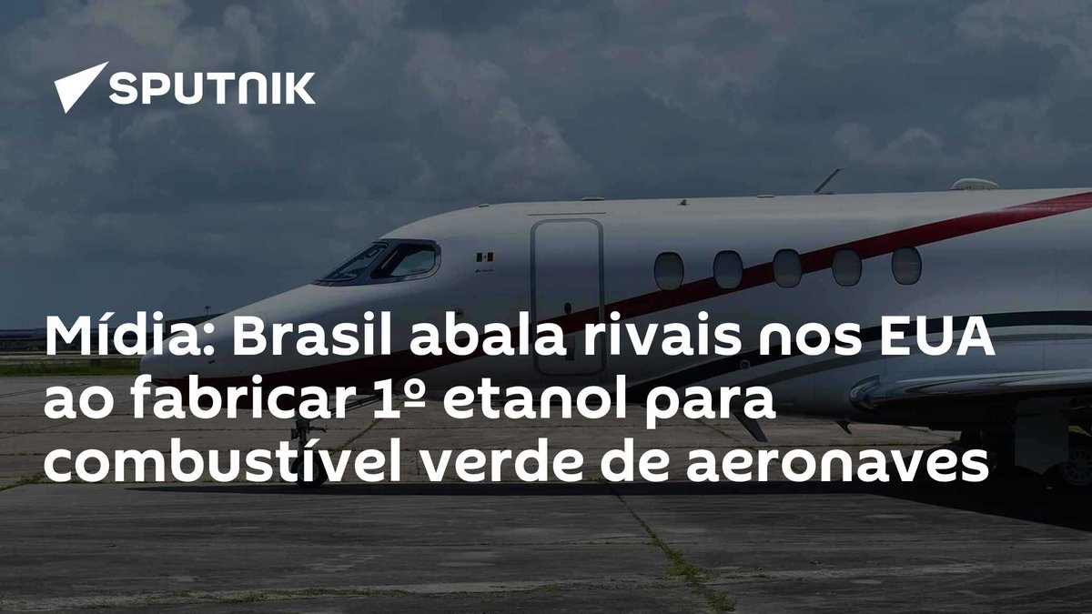 Mídia: #Brasil abala rivais nos EUA ao fabricar 1º #etanol para combustível verde de aeronaves dlvr.it/T5blMQ