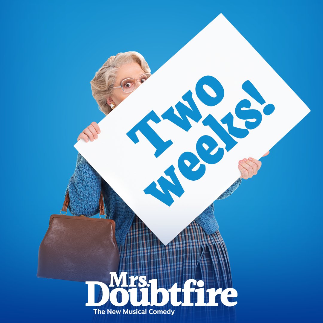 Wonderful news, Poppets! @DoubtfireOnTour opens at our beautiful Belk Theater in exactly TWO WEEKS! Great seats are still available but they're selling fast! And be sure to check out out Make a Date and 4-Pack Special Offers! Visit: blumenthalarts.org/events/detail/…