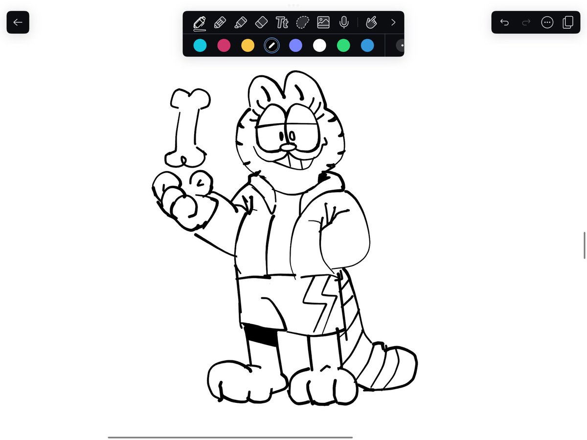 SheepDepr_ved's tweet image. Nermal but I drew him as Sans or Undergarf Storyspin Nermal because AUs are relevant lmao

#badmondaysimulator #garfield