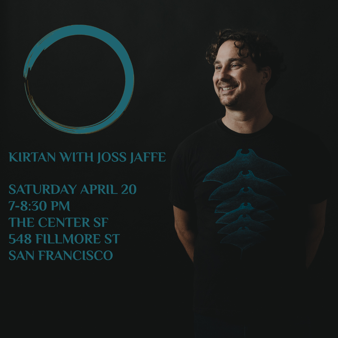 Kirtan with Joss Jaffe 
Saturday April 20  
7-8:30 PM 
The Center SF 
548 Fillmore St 
San Francisco   

#music #livemusic #events #SFBayArea #SF #worldmusic #SanFrancisco

eventbrite.com/e/kirtan-with-…