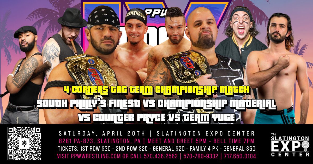 SATURDAY!!! 🏆🎯

@PPWProWrestling @SPF_Wiseguys