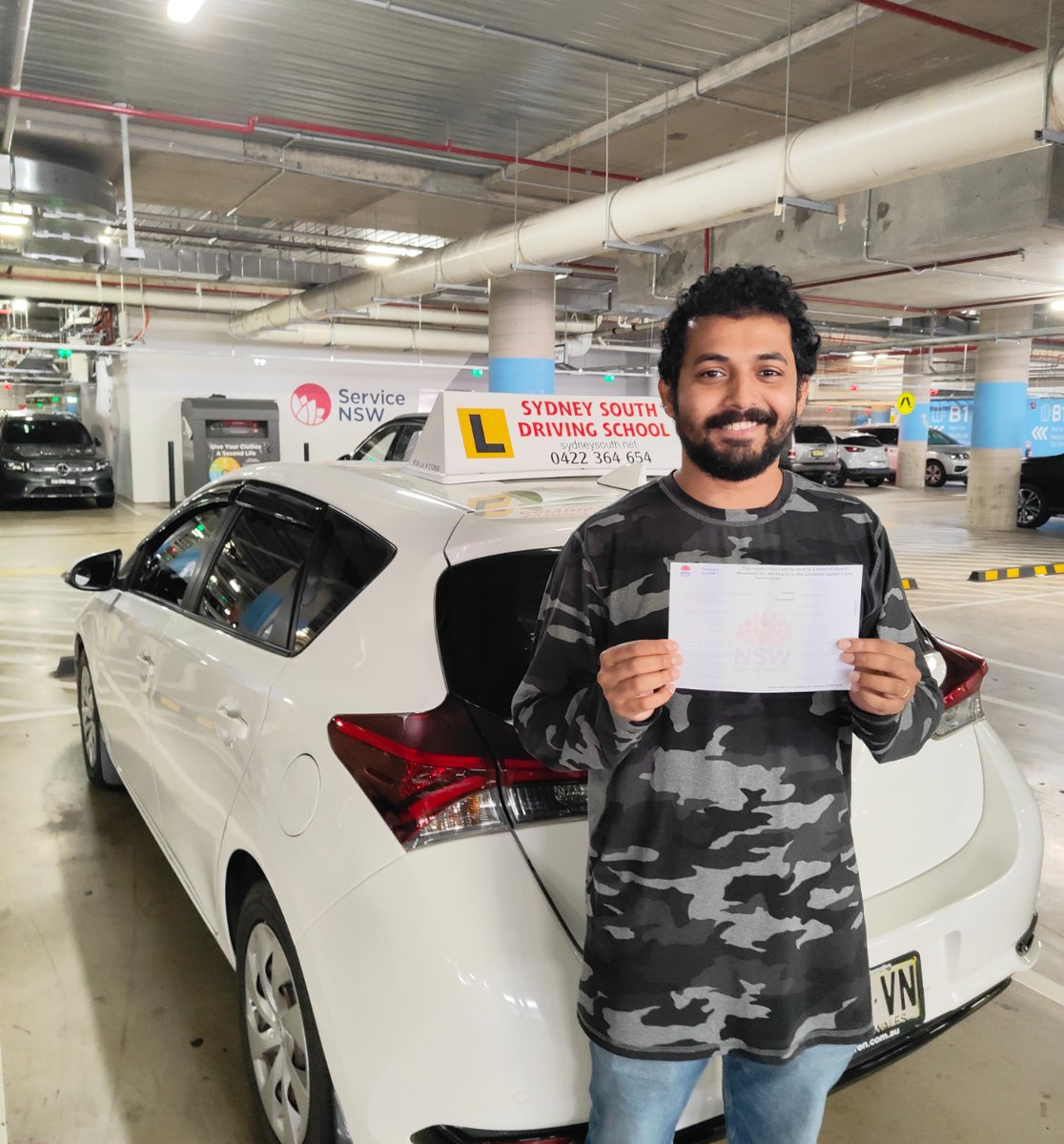 🎉 Big congrats to Sharath for acing his NSW driver's test at Edmondson Park and converting his overseas license to an NSW one! 🚗✨ #NewDriver #NSWLicense #DrivingTestSuccess #Congratulations #DrivingJourney #EdmondsonPark #drivinglessons #drivingschool #drivingtest