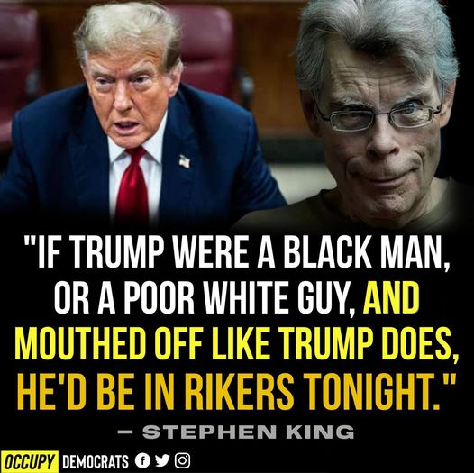 Stephen King just said it ALL about Donald Trump’s privilege. #DonSnoreleone