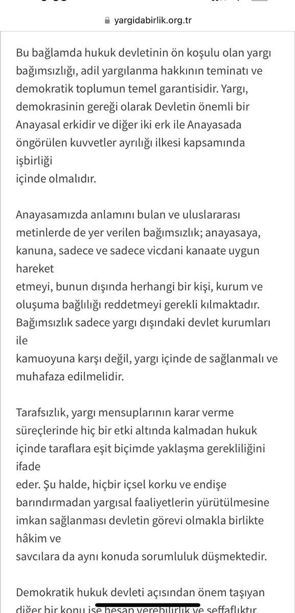 Bunu ne zaman okusam, komik geliyor. Şu yazdıklarının birini bile hayata geçirmediler:) yargıda birlik!