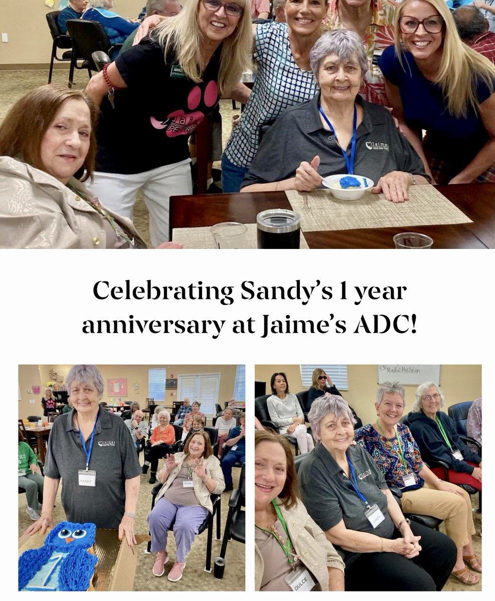 Celebrating at 
Jaime’s ADC #lutzfl #SeniorCare