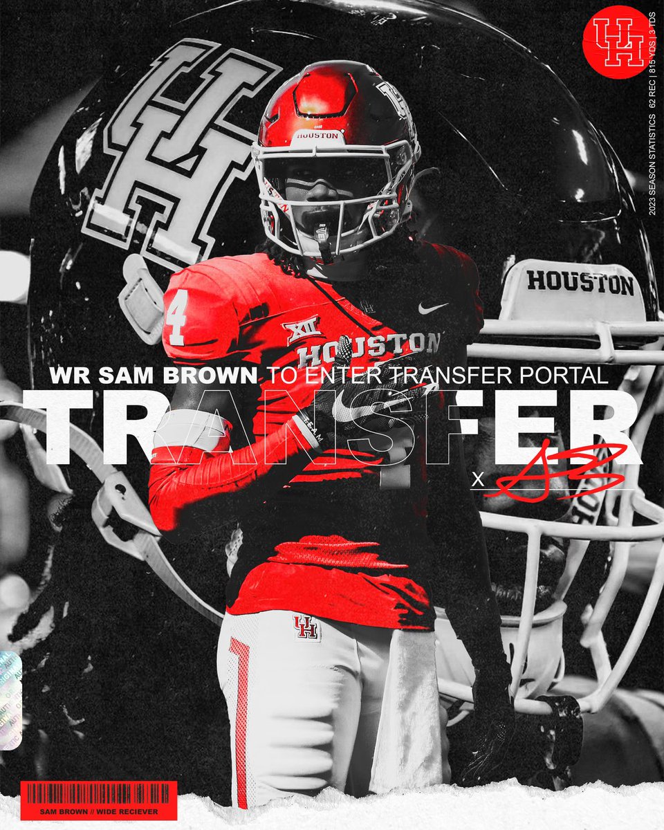 I will be entering my name in the transfer portal 🫶🏽 #hoUSton 🤲🏾