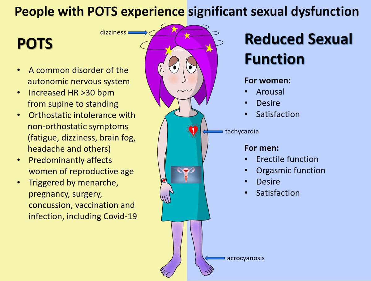 📢‼️ I am excited to share our new study where, for the first time ever, we show that women and men with #POTS have sexual dysfunction compared to healthy age-matched controls! 🫀🧠 Thanks to my amazing research team! 🙏👩‍🔬🔥 #NeuroTwitter #MedTwitter mdpi.com/2077-0383/13/8…