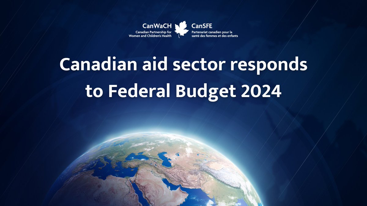CanWaCH's tweet photo. A coalition of Canadian international cooperation organizations welcomes new funding for humanitarian programs committed as part of Federal #Budget2024. 

Read more: https://t.co/t8Ju2qLyEY https://t.co/AzE55wziGf