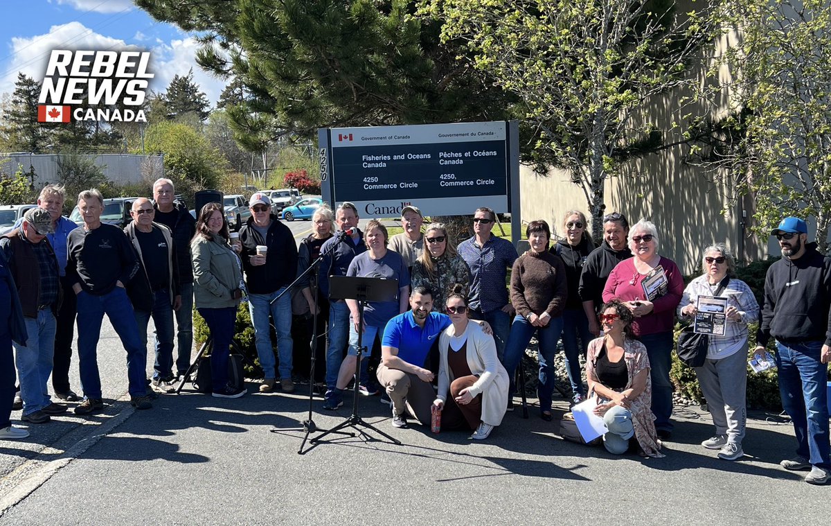 NOW: Sport Fishermen have had enough with government closures at Vancouver Island’s Port Renfrew. Some have gathered at the Department of Fisheries and Oceans in Victoria to voice their concerns about how this could impact their economy. More to come at NoGreenReset.com