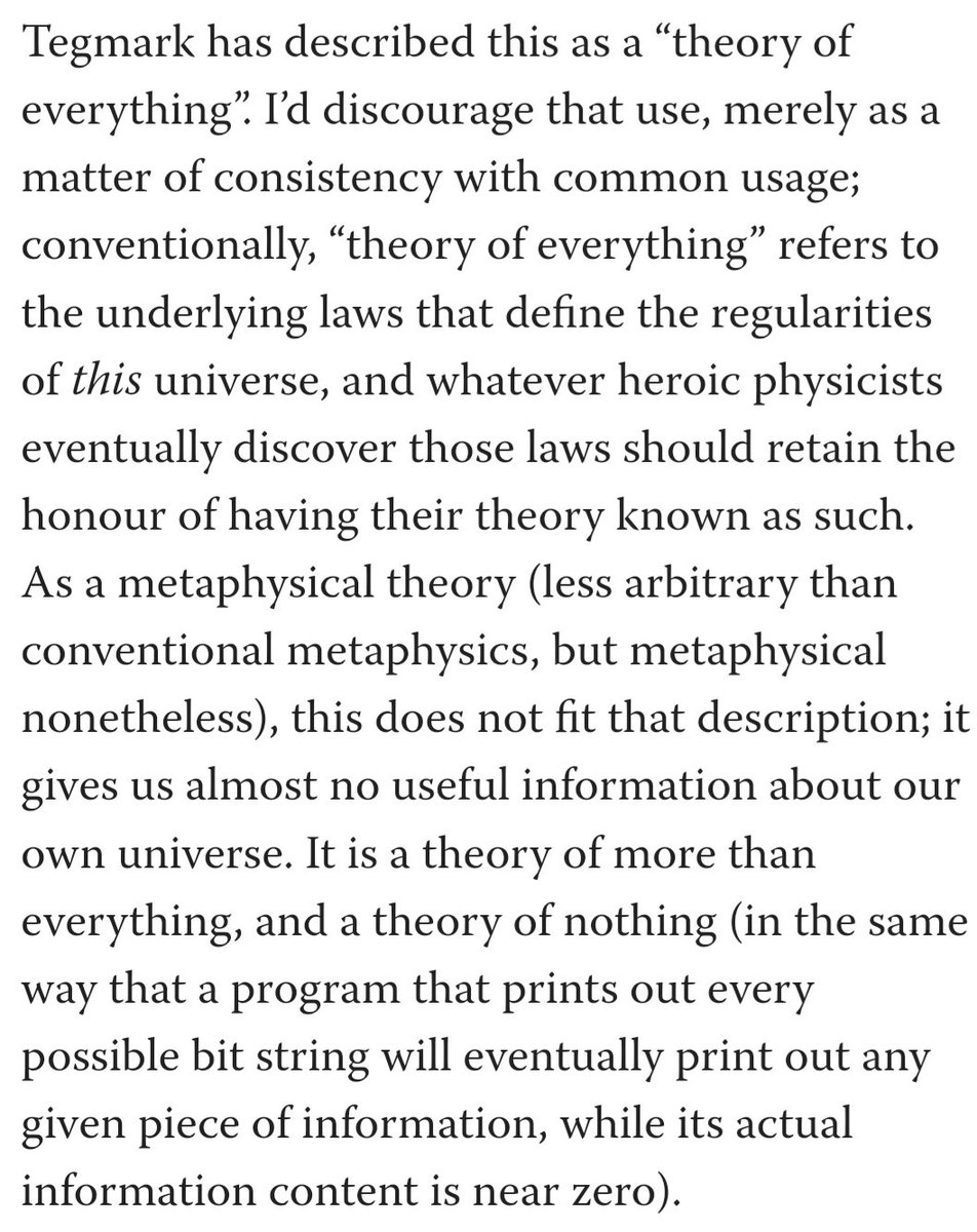 The most efficient (perhaps the only possible) simulation of our universe is simply our universe.

Tegmark's mathematical multiverse (including Smolin's fecund universes) is much more compelling.