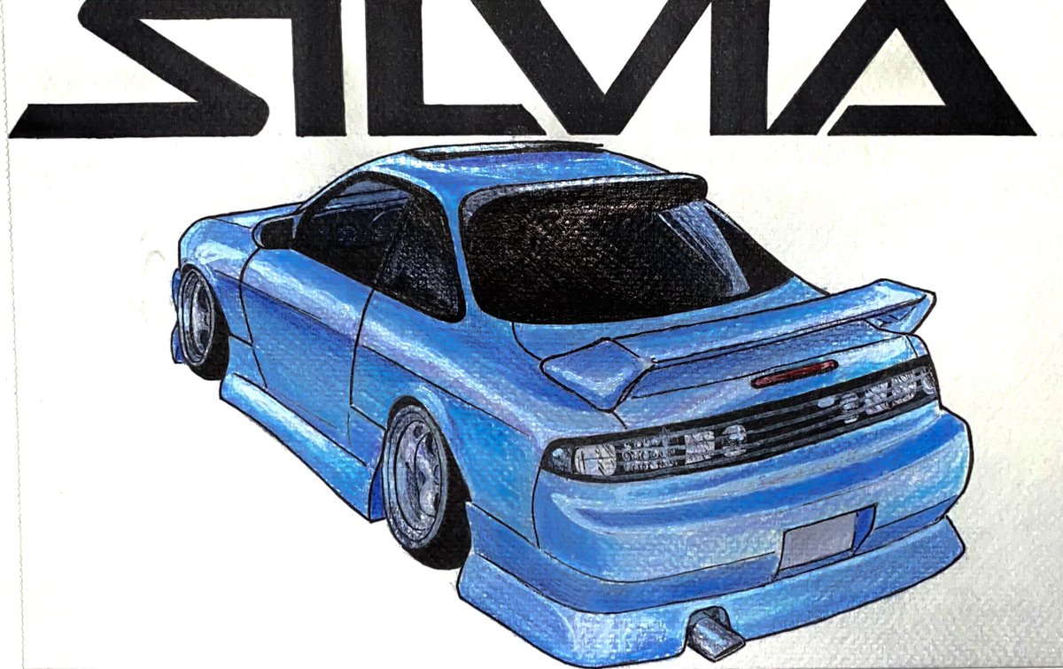 3xqt1e's tweet photo. 💙

#nissansilvia #s14 #jdm #carart #traditionalart https://t.co/Nym1KSyWZE