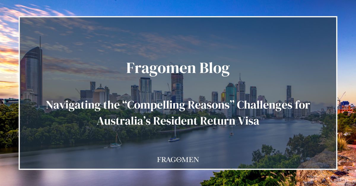 Were you travelling outside of #Australia when your Australia Permanent Resident Visa expired? In this blog post, Special Counsel Rebecca Baggiano discusses the path to re-entry, the #ResidentReturnVisa and its “compelling reasons” criteria: bit.ly/3JhQ5SA.