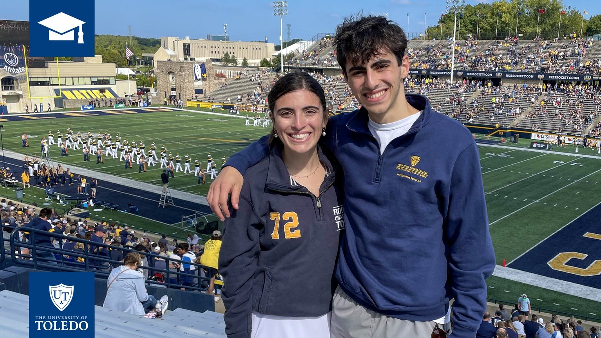 Fond memories of visiting his sister at UToledo inspired Peter Tsatalis to follow in her footsteps, fueling his decision to become a Rocket. Once on campus, Peter forged his own path, preparing him for dental school and beyond. myut.link/c2o | #UToledo24