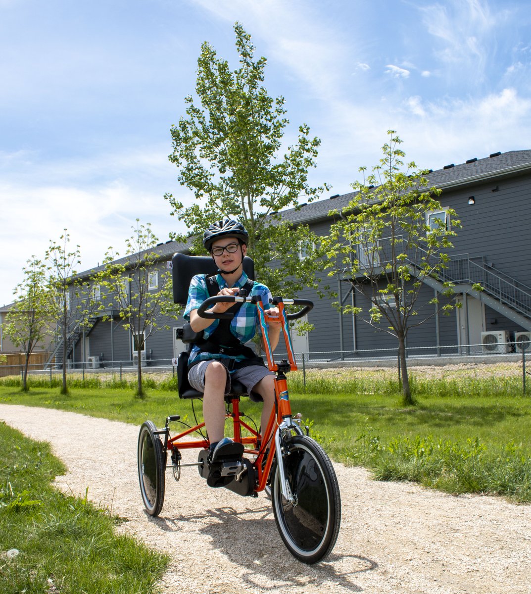 Nick is taking his therapy session outdoors today on his adaptive bike! 🌳 Nothing beats a sunny day and a ride in the fresh air. Keep pedaling, Nick!

#AdaptiveBiking #KidsOnWheels #AdaptiveRiding #freedomconcepts #adaptivebike #physiotherapy #physicaltherapy