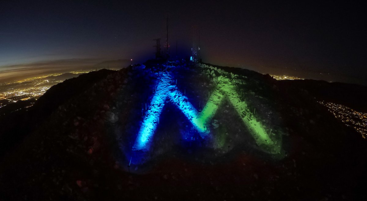 The M on Box Springs Mountain will be lit blue and green again tonight in honor of Donate Life Blue and Green Day to increase the awareness of saying 'YES' to organ, eye, and tissue donation.
.
.
#organdonor #moval #morenovalley #ilovemoval #donatelife #donatelifebludeandgreenday