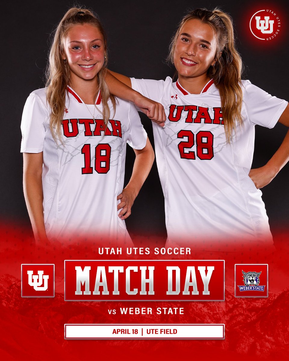 Closing out our spring schedule with a Thursday night clash at home. 🆚 @wsusoccer 🕰️ 7 p.m. 📍 Salt Lake City 🏟 Ute Field #GoUtes