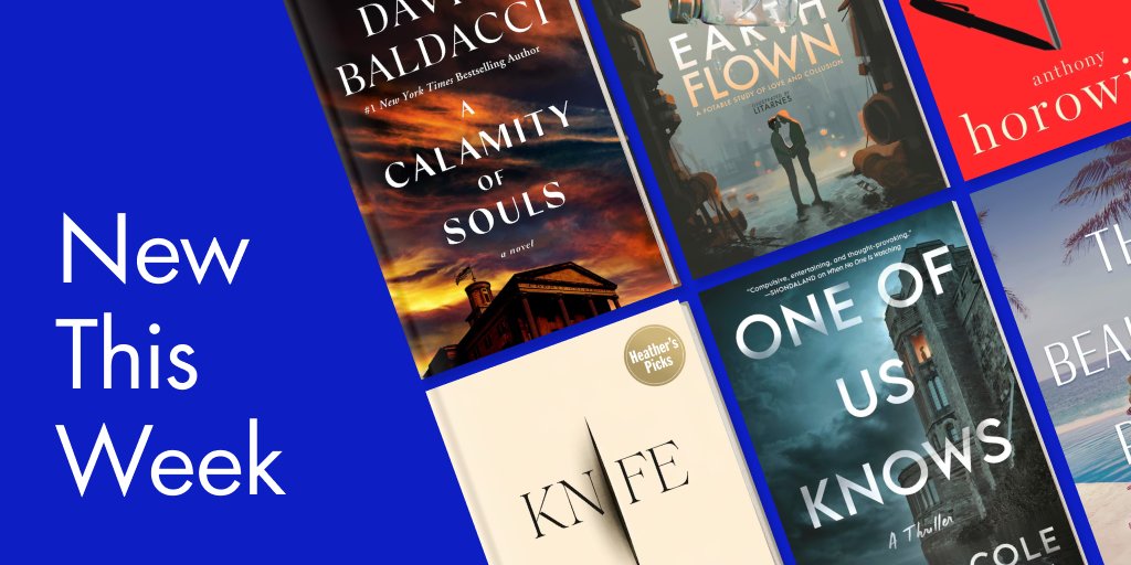 All 👀 on these new books. 📚 Explore @SalmanRushdie’s #Knife, a personal odyssey 📖. Uncover secrets with #AlyssaCole’s #OneOfUsKnows’ 👀. Delve into the glitz with @MGableWriter's #TheBeautifulPeople. Explore full list here: ow.ly/pAn450RgI2V #NewBooks